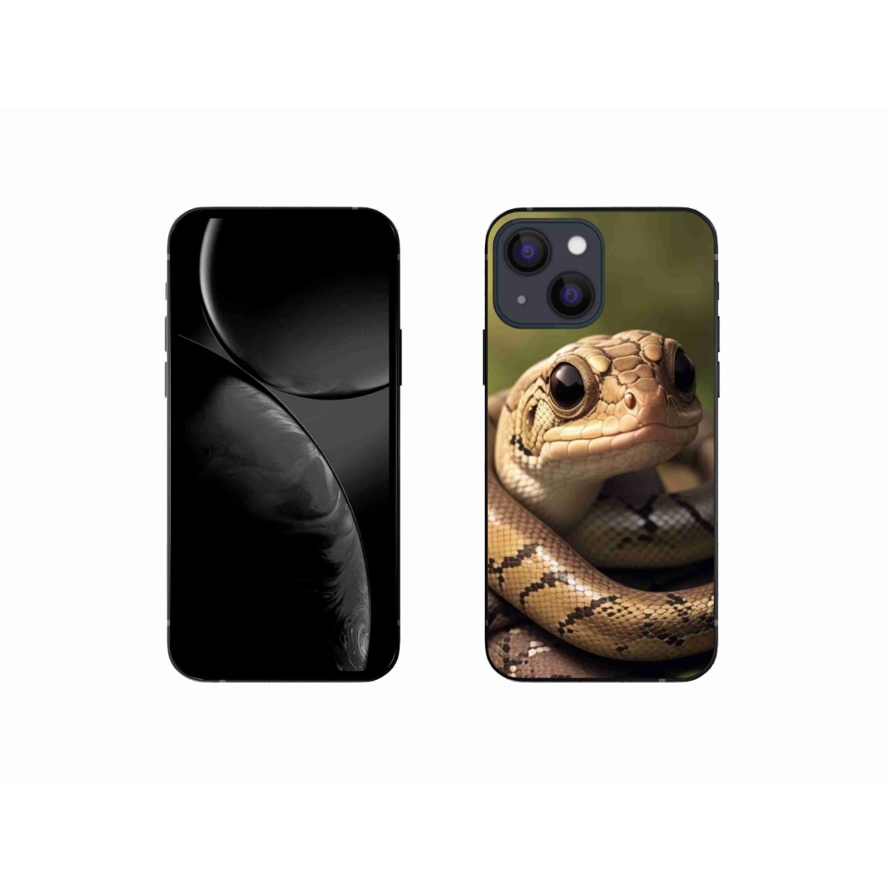 Gelový kryt mmCase na iPhone 13 mini - had 1