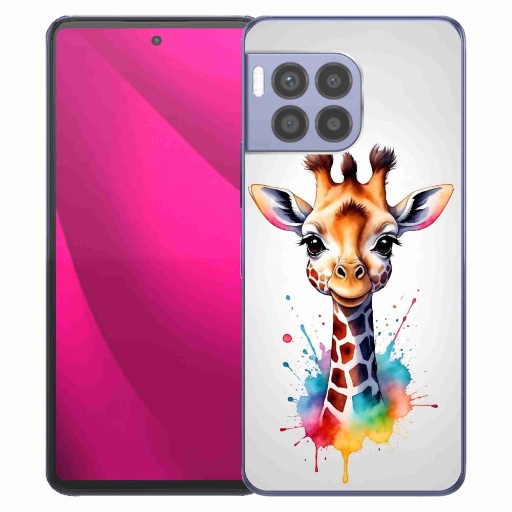 Gelový kryt mmCase na T-Mobile T Phone 2 Pro - žirafa 1