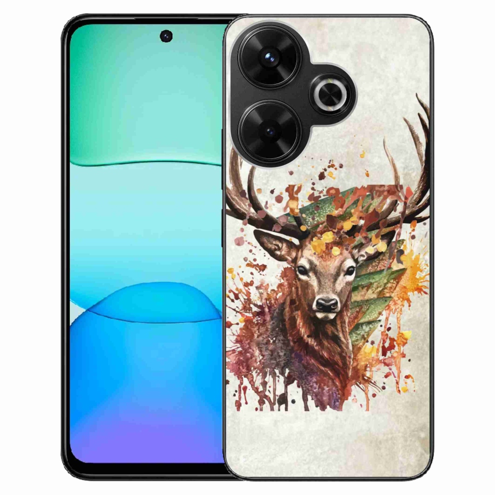Gelový obal mmCase na Xiaomi Redmi 13 4G/Poco M6 4G - jelen 1