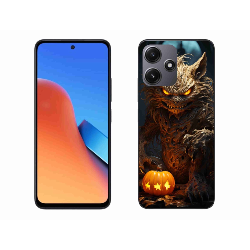 Gelový kryt mmCase na Xiaomi Redmi 12 5G - halloweenská příšera