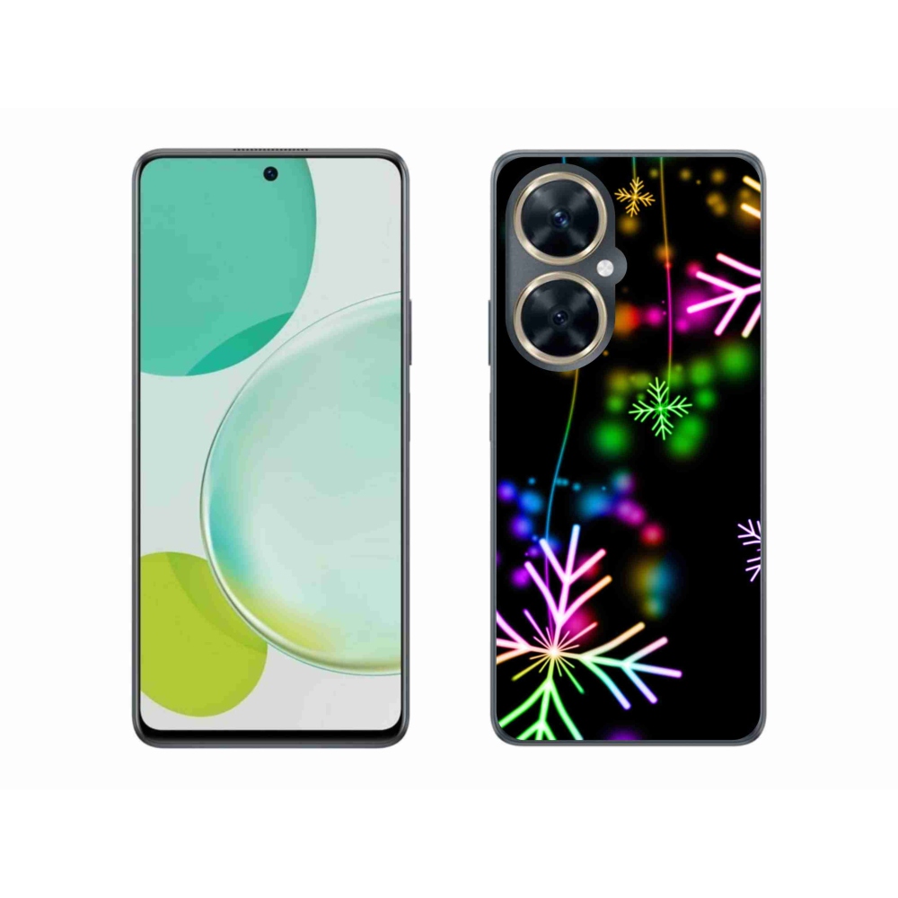 Gelový kryt mmCase na Huawei Nova 11i - barevné vločky