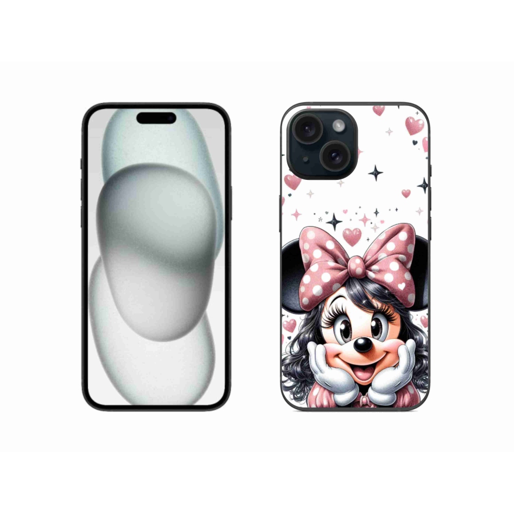 Gelový kryt mmCase na iPhone 15 - minnie