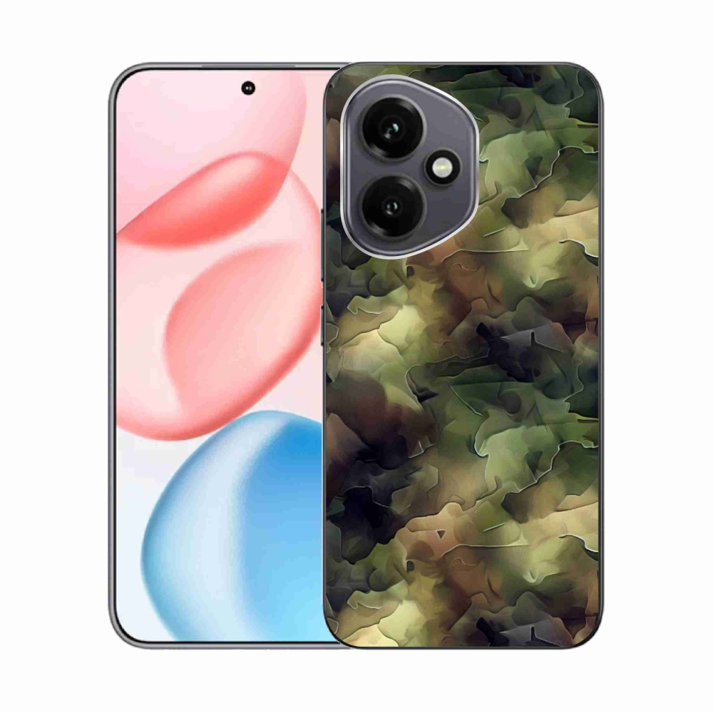 Gelový kryt mmCase na Honor 400 - maskáčový vzor 10