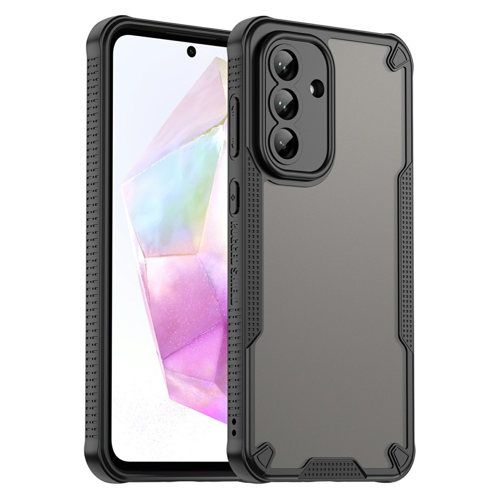Frosted odolný kryt na Samsung Galaxy A36 5G - černý