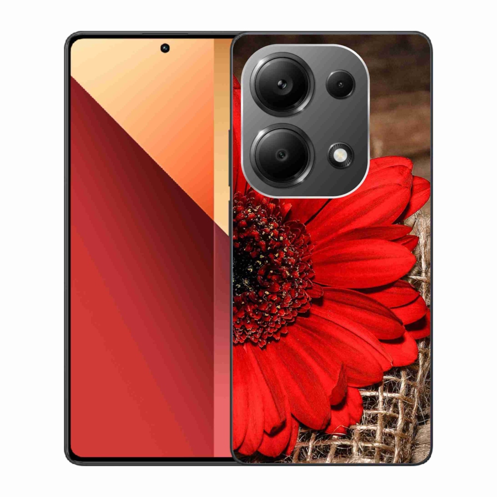 Gelový kryt mmCase na Xiaomi Redmi Note 13 Pro 4G/Poco M6 Pro - gerbera