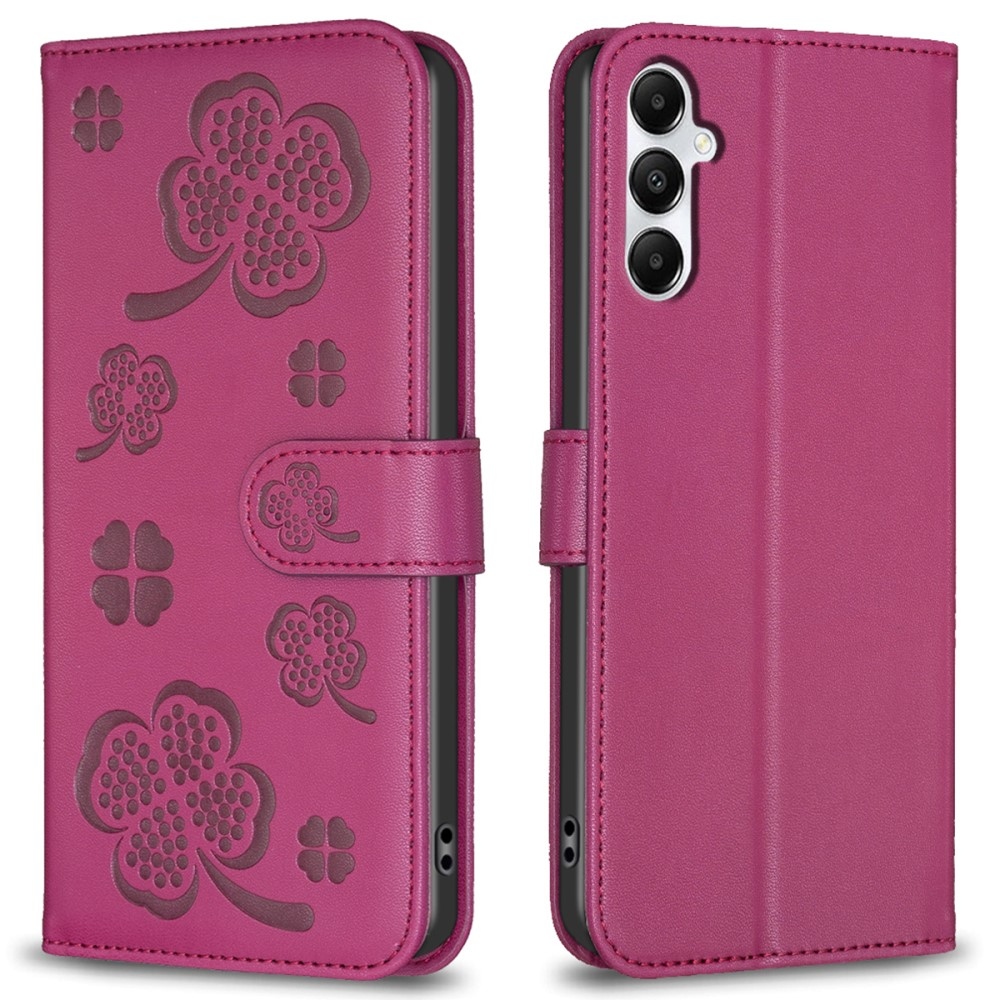 Clover knížkové pouzdro na Samsung Galaxy A36 5G - rose