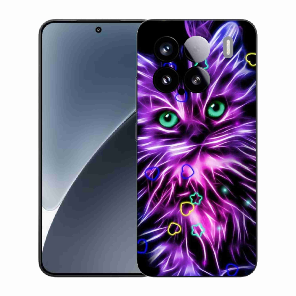 Gelový kryt mmCase na Xiaomi 15 - abstraktní kočka