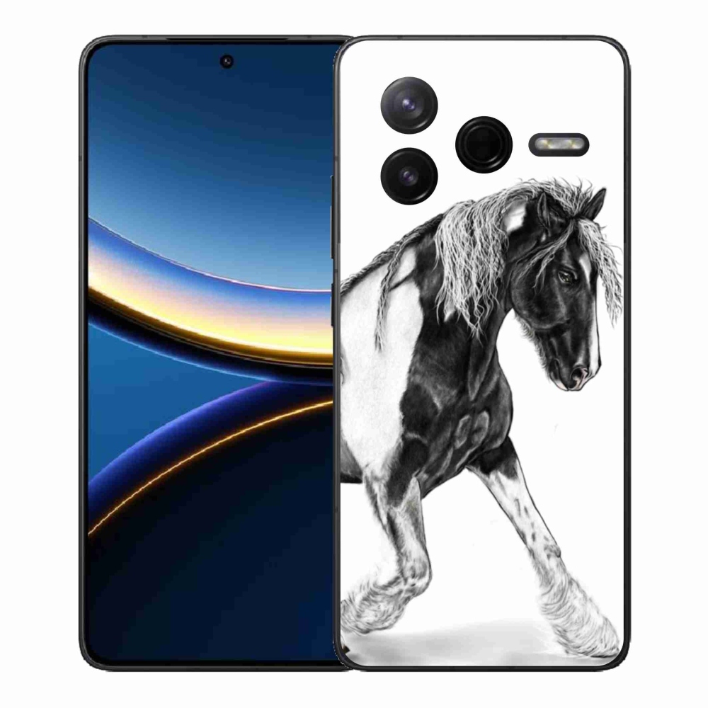 Gelový kryt mmCase na Xiaomi Poco F7 Pro - kůň