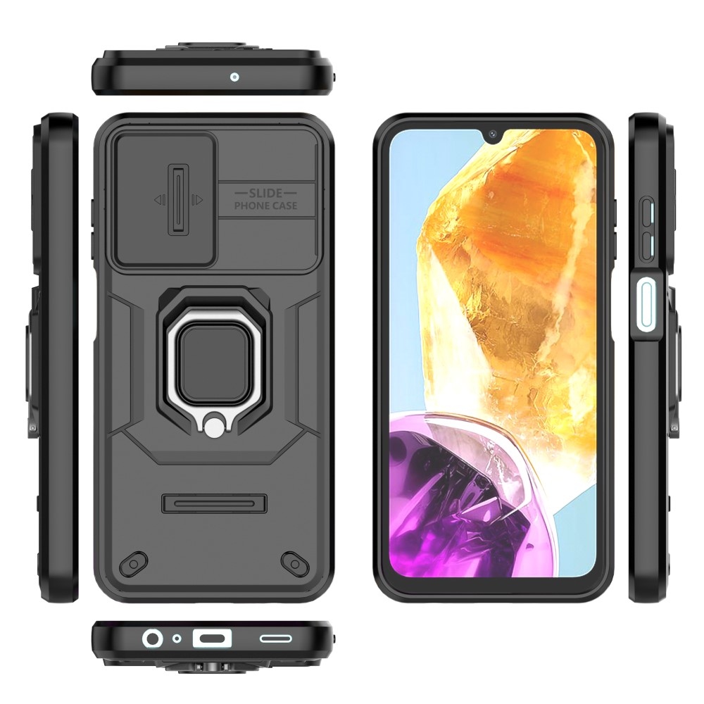 Lens odolný hybridní kryt na Samsung Galaxy M15 5G - černý