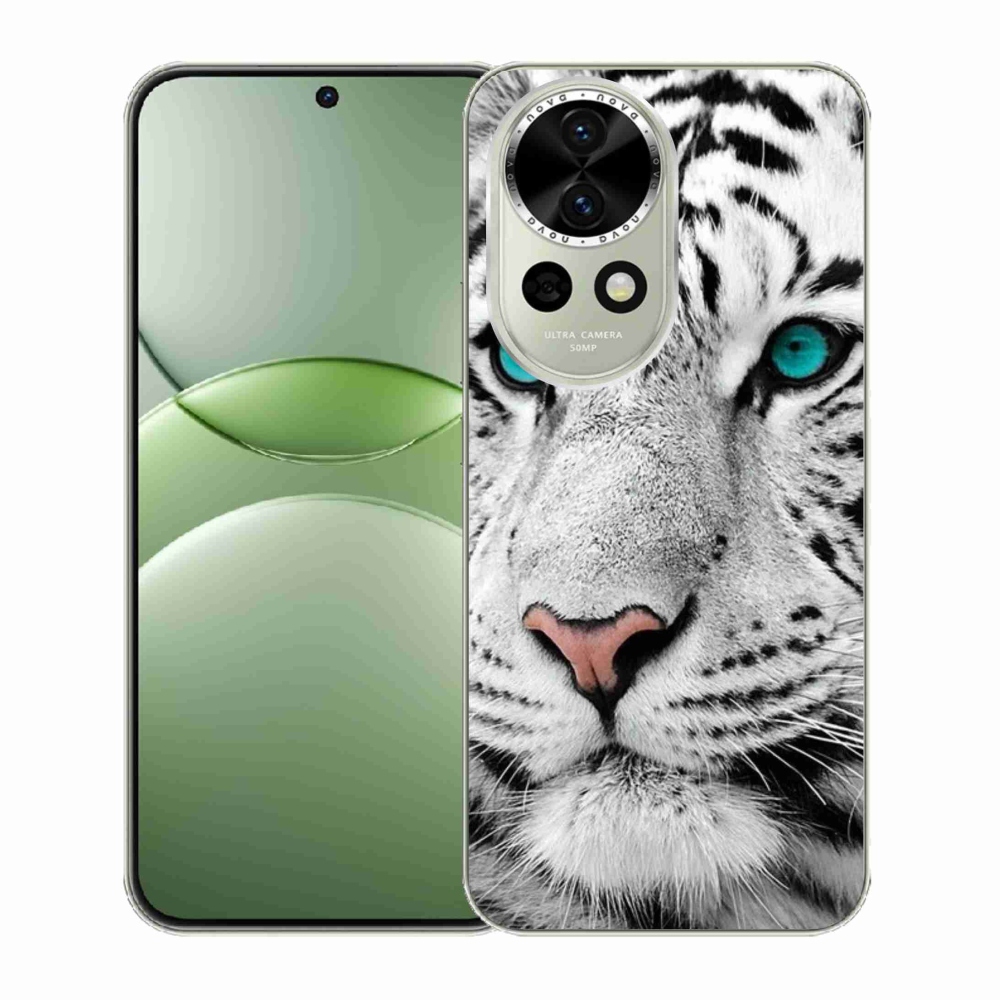 Gelový kryt mmCase na Huawei Nova 13 5G - bílý tygr