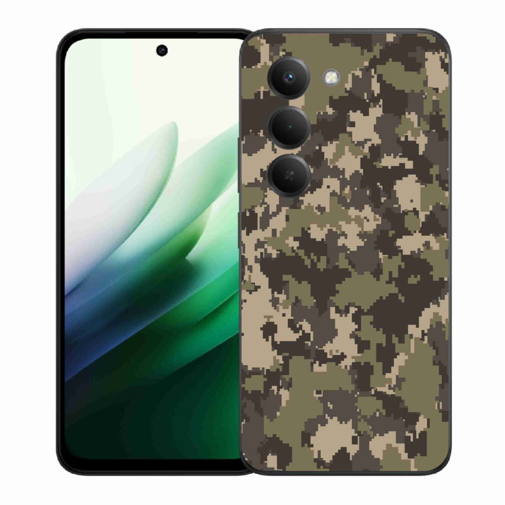 Gelový kryt mmCase na Xiaomi Redmi 15 5G (169mm) - maskáčový vzor 12