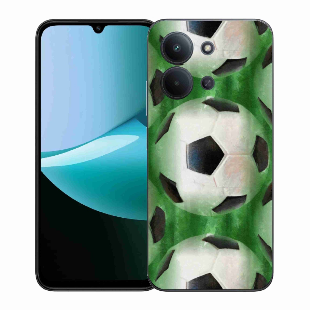 Gelový kryt mmCase na Xiaomi Redmi 15C 4G (171mm)/Poco C85 4G (171mm) - fotbalový míč