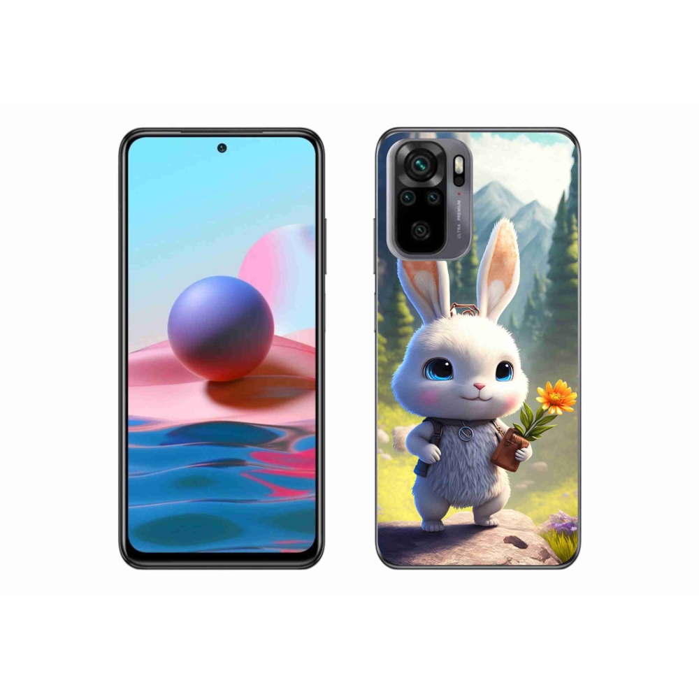 Gelový kryt mmCase na Xiaomi Poco M5s - roztomilý králíček