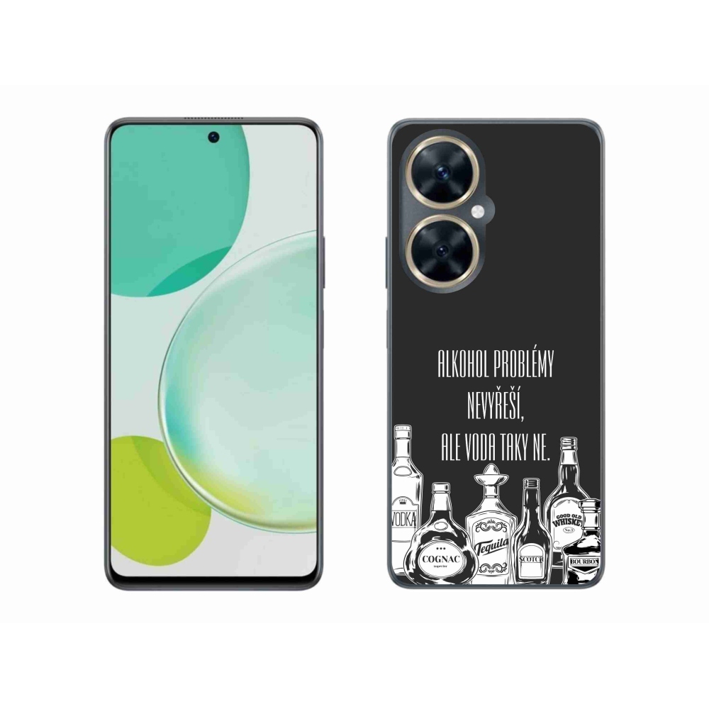 Gelový kryt mmCase na Huawei Nova 11i - vtipný text černé pozadí