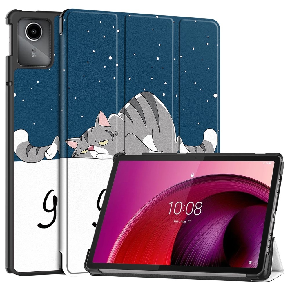 Print chytré zavírací pouzdro na Lenovo Tab M11/Tab K11 - kočka
