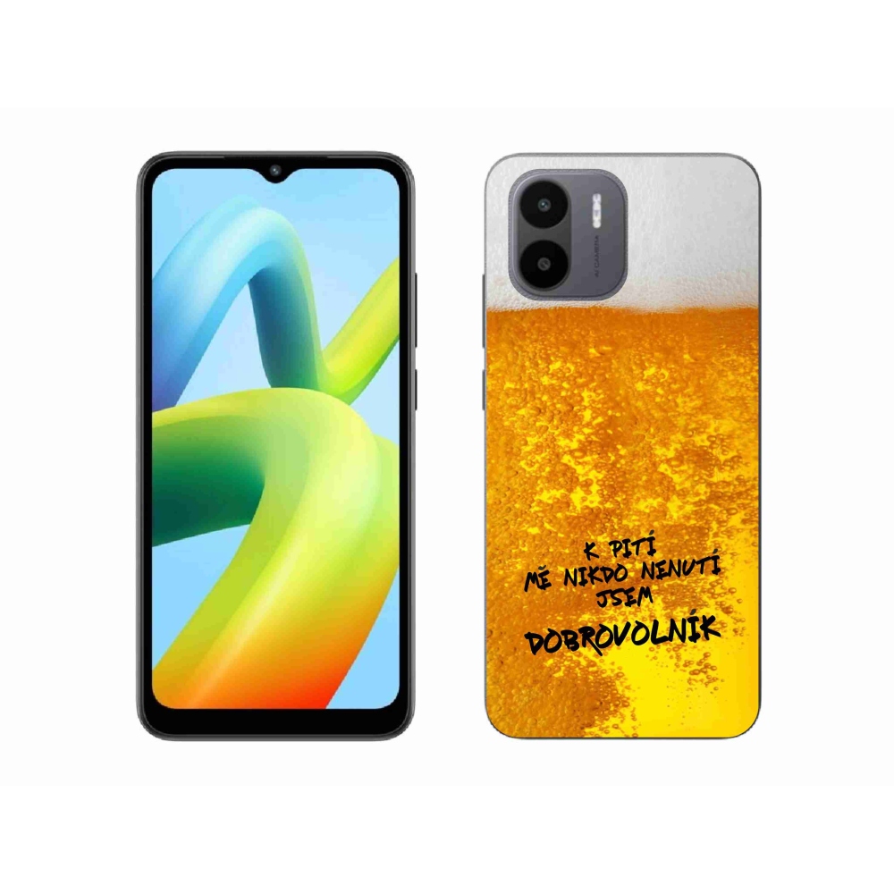 Gelový kryt mmCase na Xiaomi Redmi A1 - pivní motiv 4