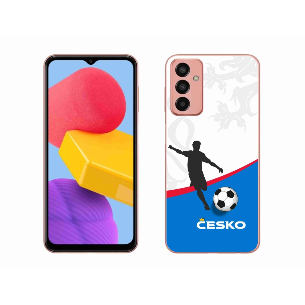 Gelový kryt mmCase na Samsung Galaxy M13 - fotbal Česko 1