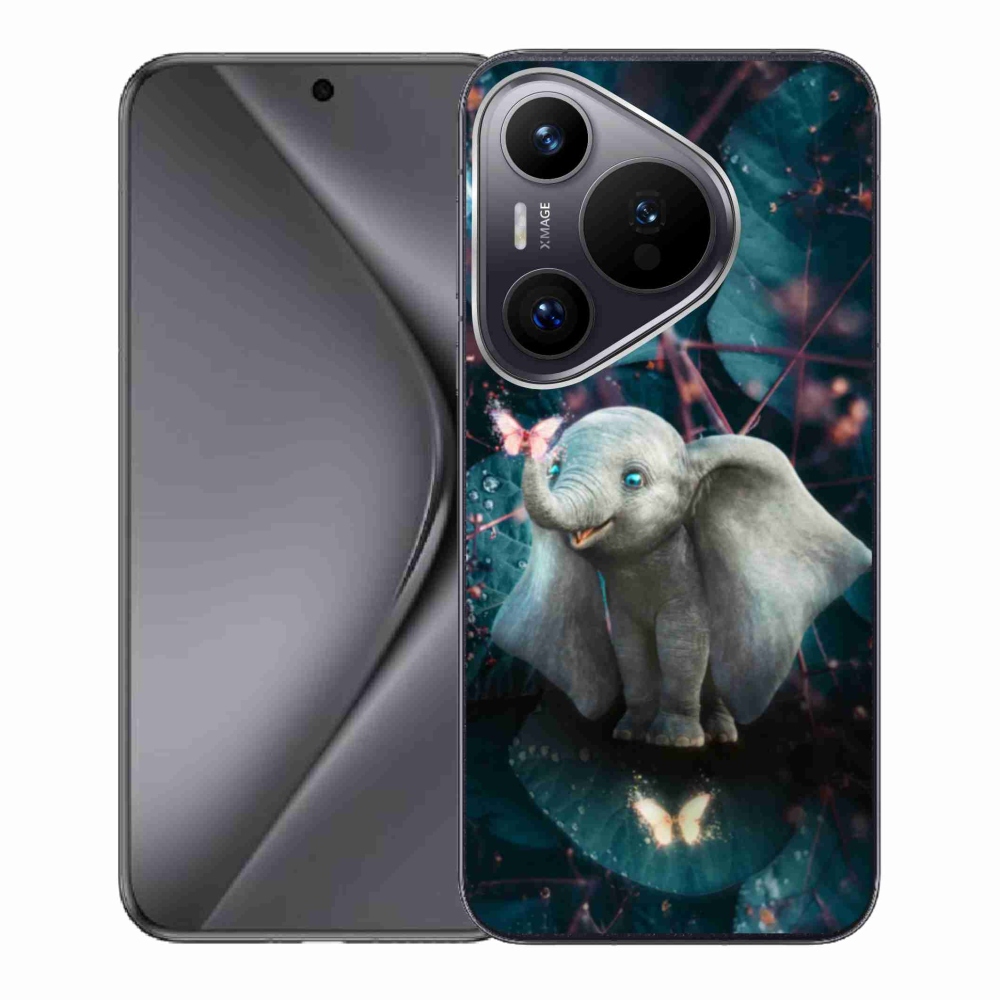 Gelový kryt mmCase na Huawei Pura 70 - roztomilý slon
