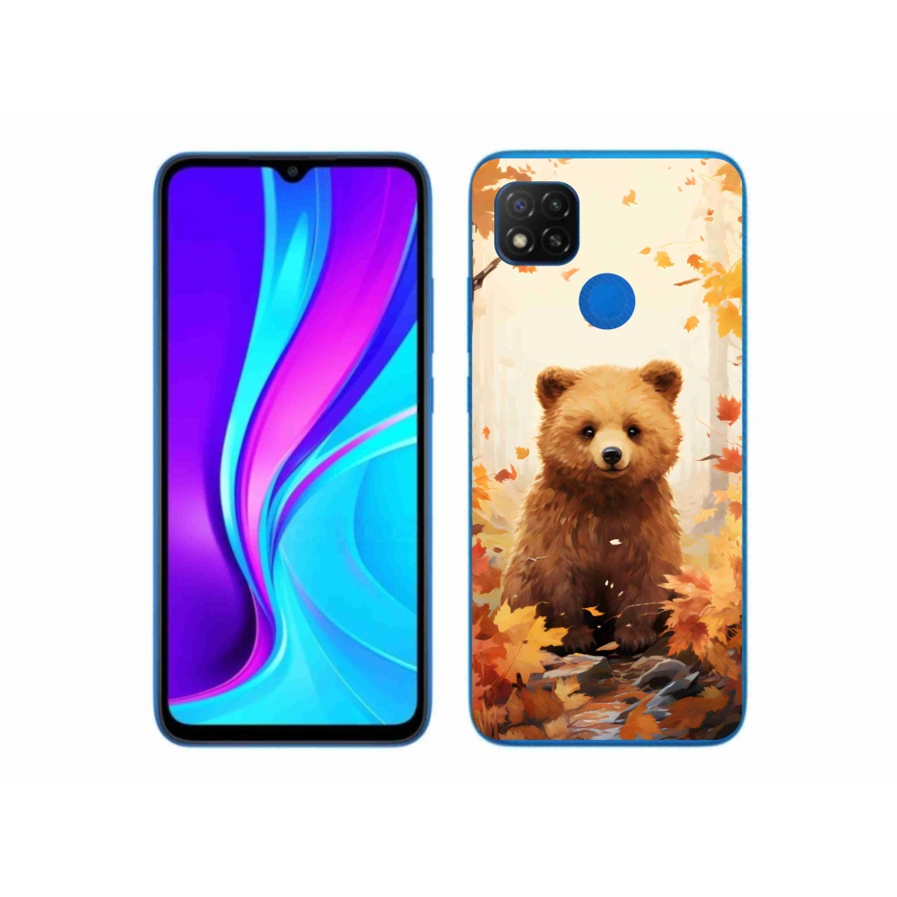 Gelový kryt mmCase na Xiaomi Redmi 9C - medvěd v lese