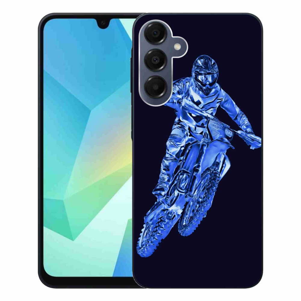Gelový kryt mmCase na Samsung Galaxy A16 4G/5G - motocross 1