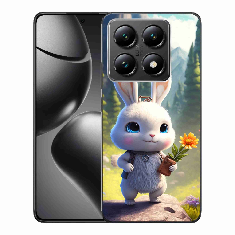 Gelový kryt mmCase na Xiaomi 14T - roztomilý králíček