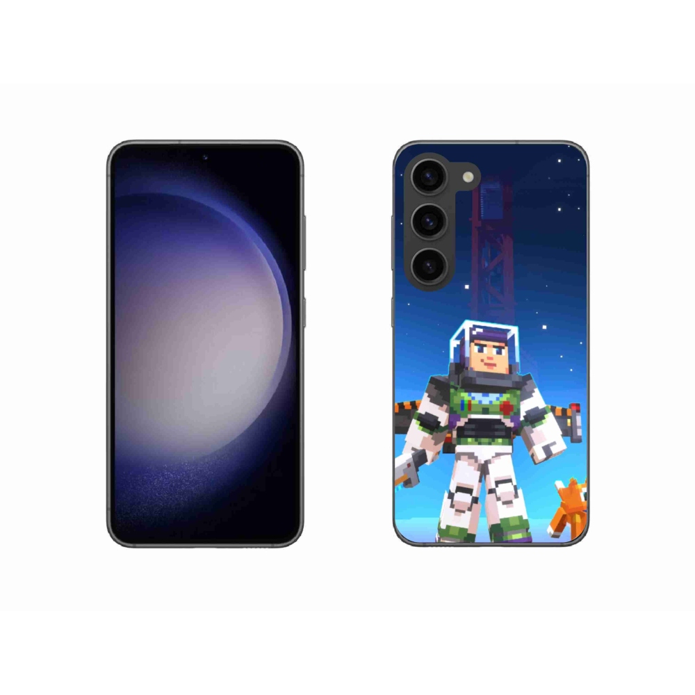 Gelový kryt mmCase na Samsung Galaxy S23 5G - minecraft 2