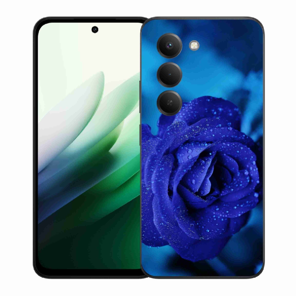 Gelový kryt mmCase na Xiaomi Redmi 15 5G (169mm) - modrá růže