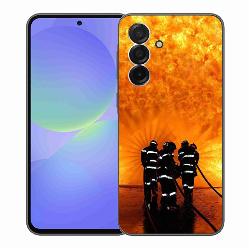 Gelový kryt mmCase na Samsung Galaxy A36 5G - požár