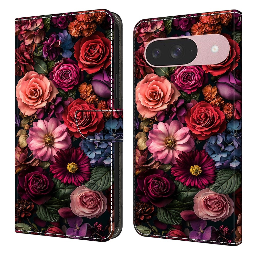 Smooth knížkové pouzdro na Google Pixel 10 Pro/Pixel 10 - květiny