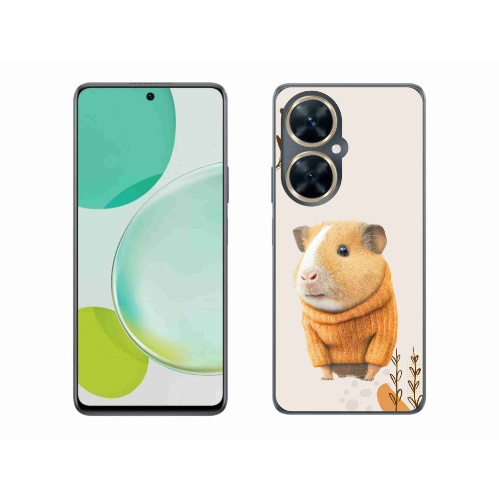 Gelový kryt mmCase na Huawei Nova 11i - morče ve svetru