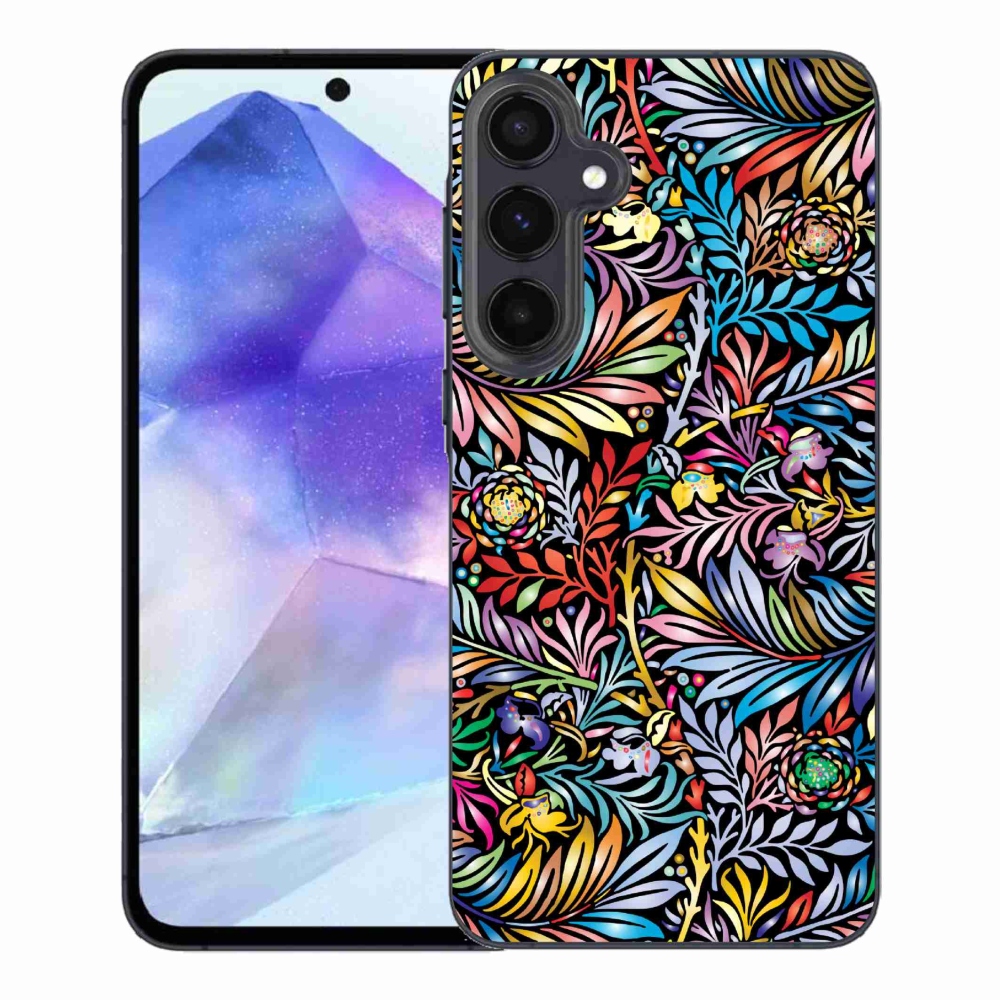 Gelový kryt mmCase na Samsung Galaxy A55 5G - květiny 5