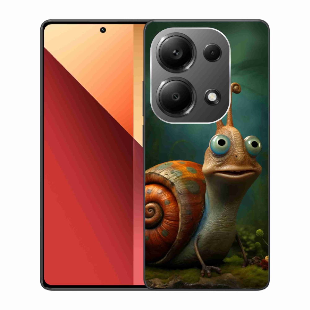 Gelový kryt mmCase na Xiaomi Redmi Note 13 Pro 4G/Poco M6 Pro - šnek