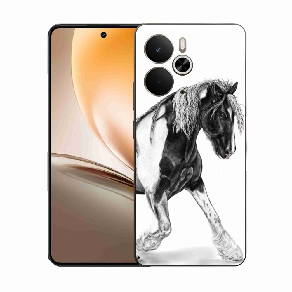 Gelový kryt mmCase na Realme 14 5G - kůň