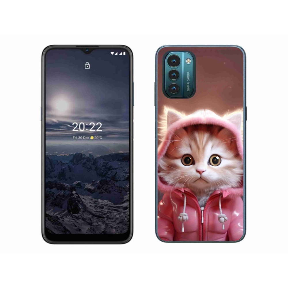 Gelový kryt mmCase na Nokia G11/G21 - roztomilé kotě 3