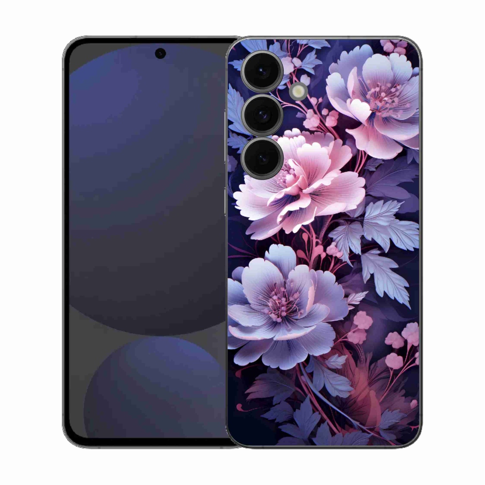 Gelový kryt mmCase na Samsung Galaxy S25 FE - květiny 11