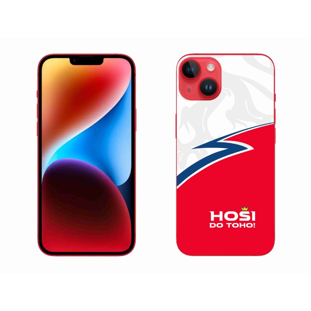 Gelový kryt mmCase na iPhone 14 Plus - hoši do toho 1