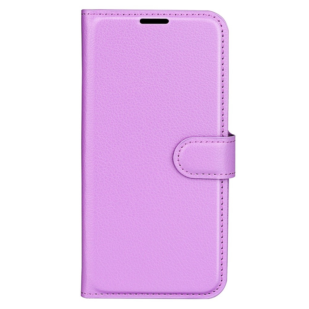 Litchi knížkové pouzdro na Xiaomi 14T Pro - fialové