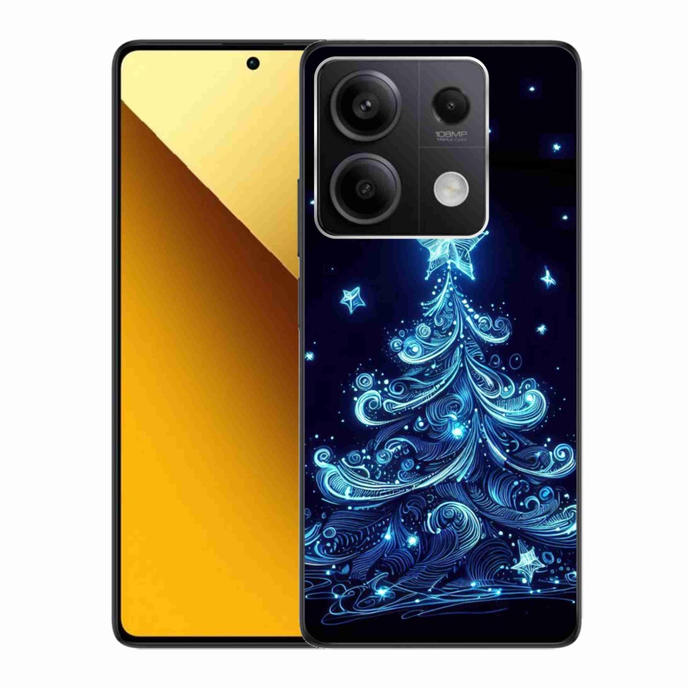 Gelový kryt mmCase na Xiaomi Redmi Note 13 5G - neonový vánoční stromek 4