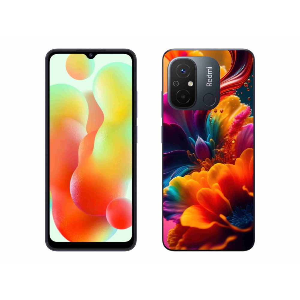 Gelový kryt mmCase na Xiaomi Redmi 12C - abstraktní motiv 2