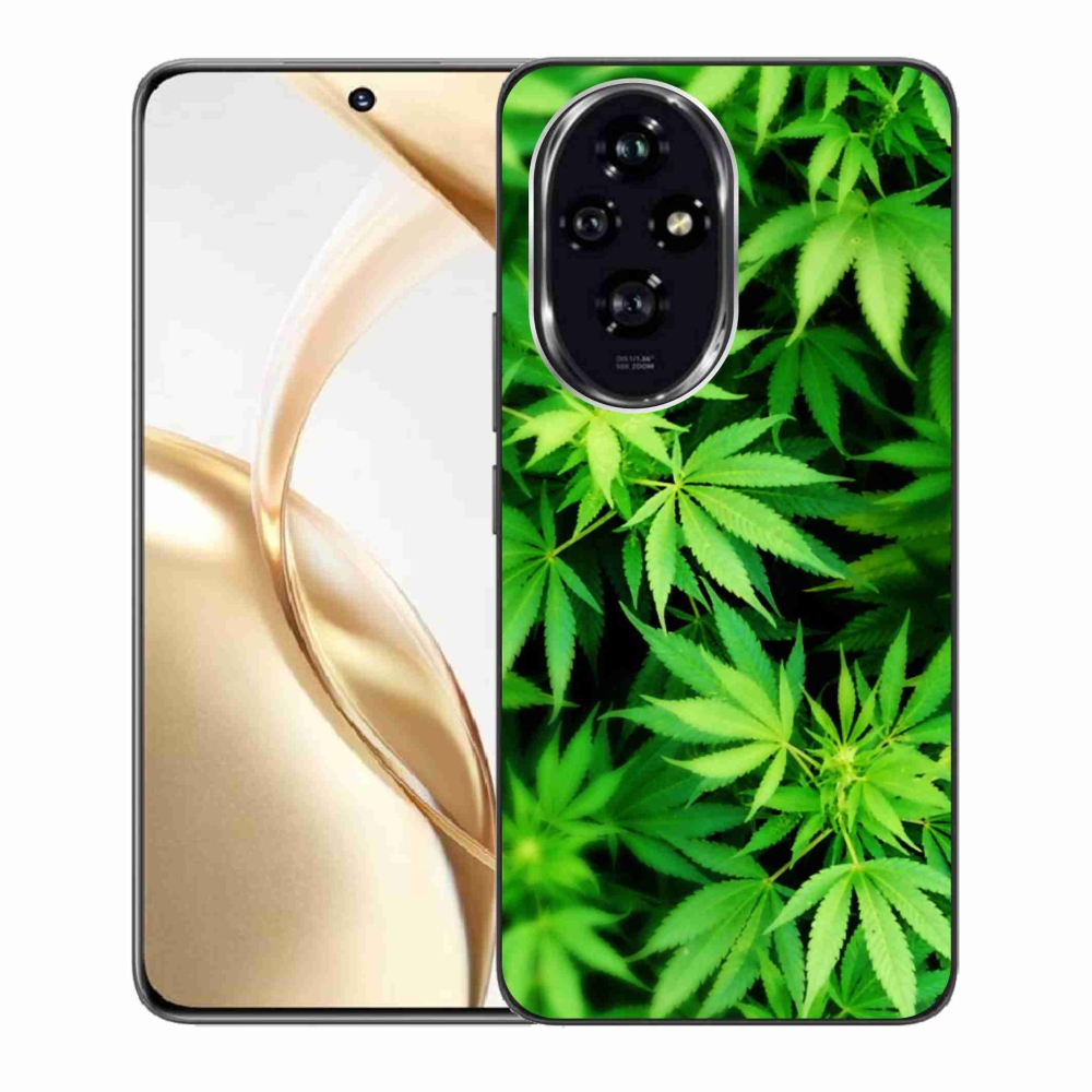 Gelový kryt mmCase na Honor 200 5G - konopí 3
