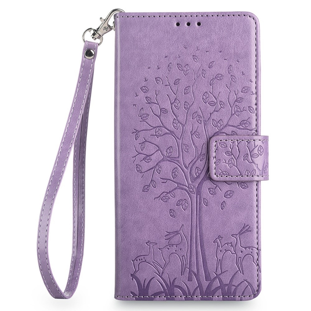 Tree knížkové pouzdro na Huawei Pura 70 - fialové