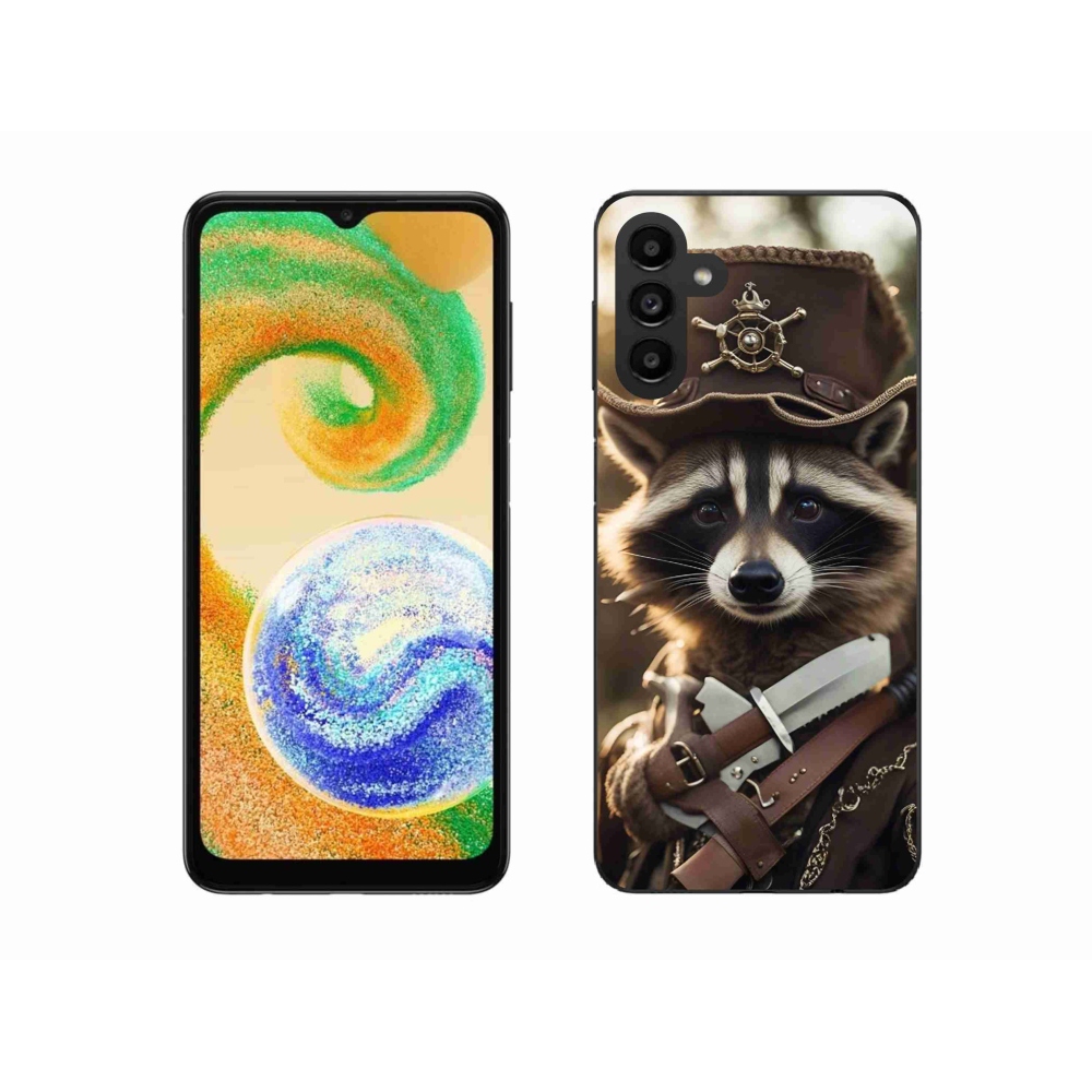 Gelový kryt mmCase na Samsung Galaxy A04s (164.7x76.7x9.1mm) - mýval v uniformě