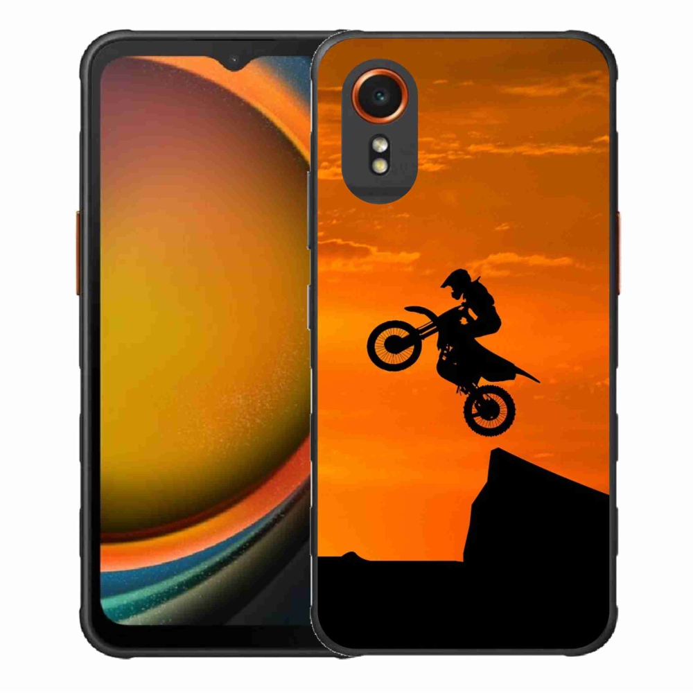 Gelový kryt mmCase na Samsung Galaxy Xcover 7 - motocross