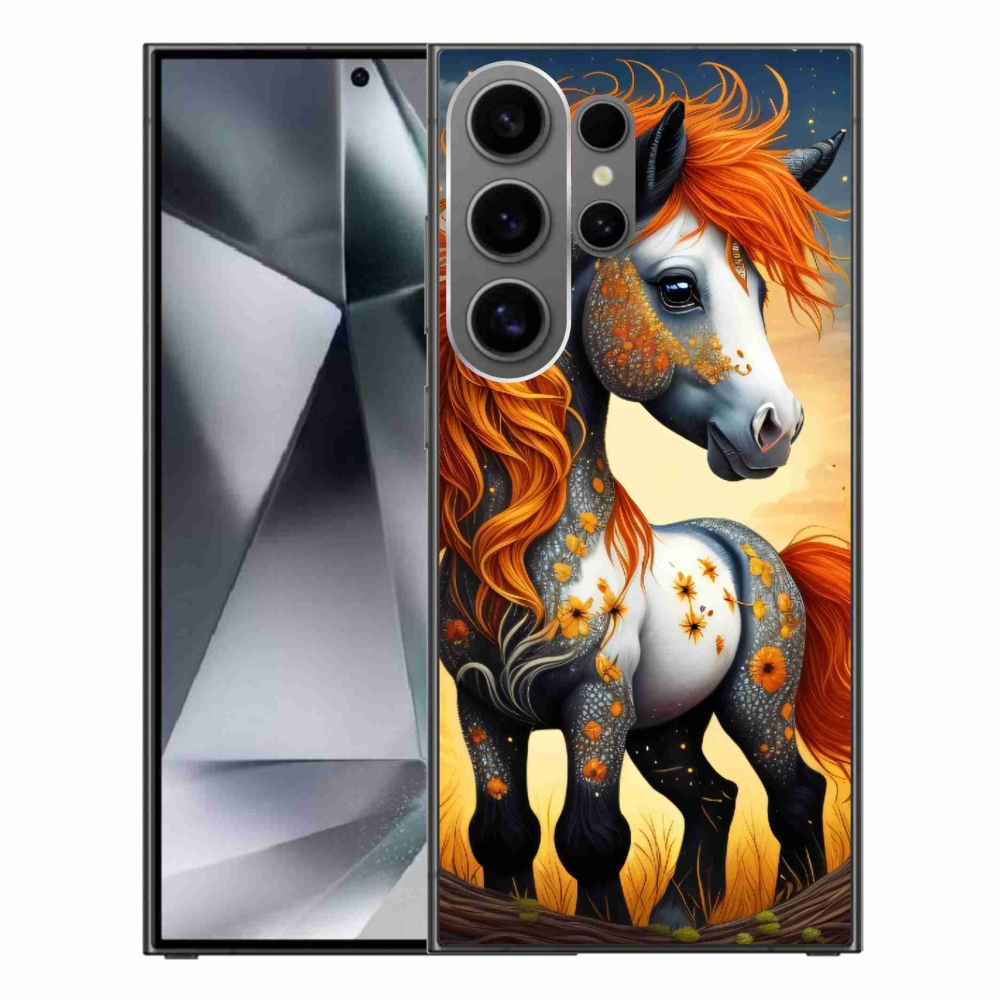 Gelový kryt mmCase na Samsung Galaxy S24 Ultra - barevný poník