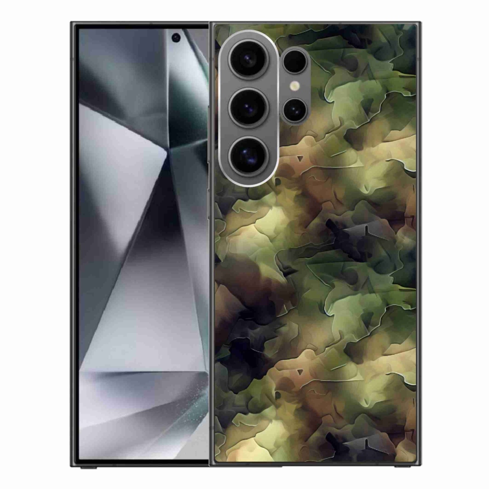 Gelový kryt mmCase na Samsung Galaxy S24 Ultra - maskáčový vzor 10