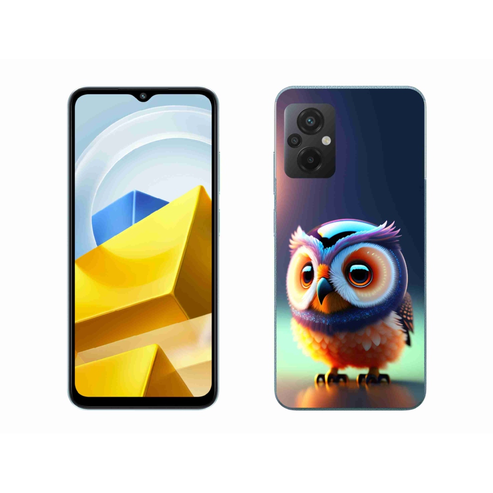 Gelový kryt mmCase na Xiaomi Poco M5 4G - sovička