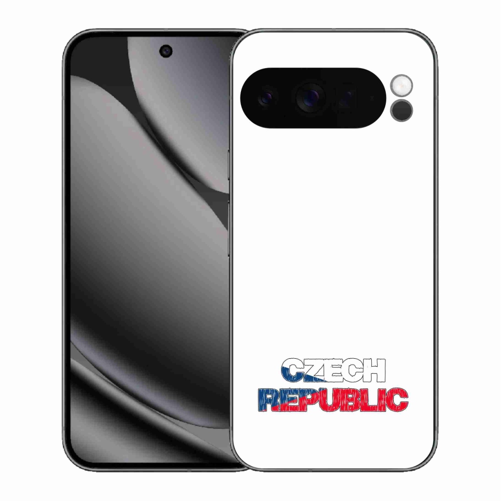 Gelový kryt mmCase na Google Pixel 10 Pro XL - Czech Republic bílé pozadí