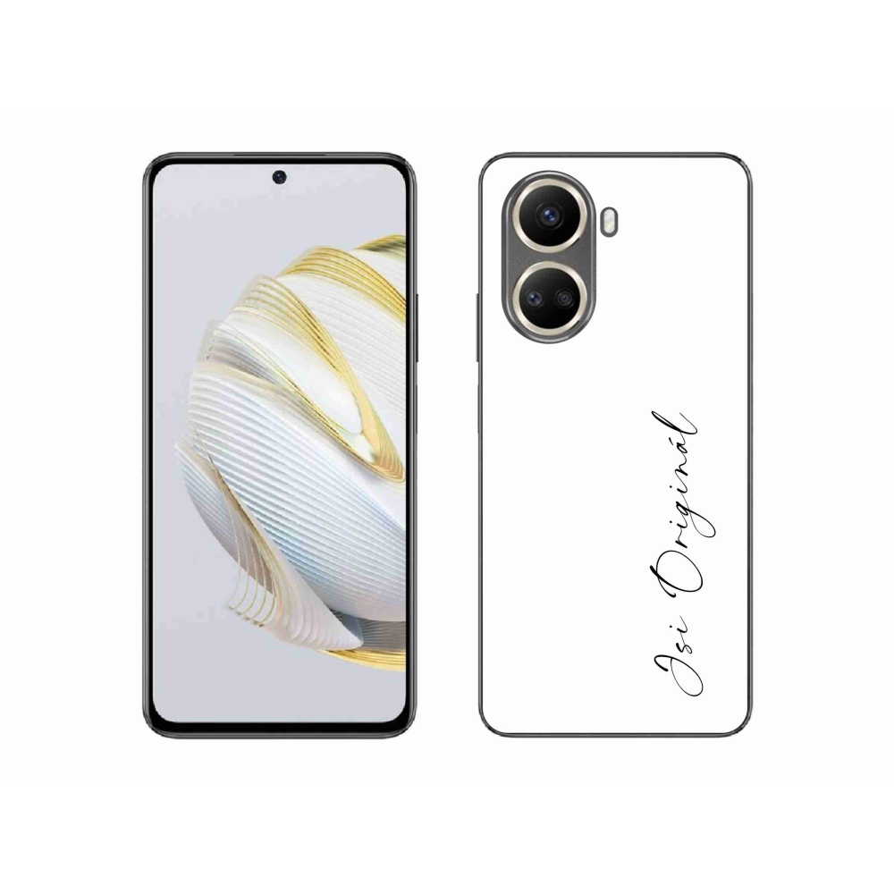Gelový kryt mmCase na Huawei Nova 10 SE - jsi originál bílé pozadí