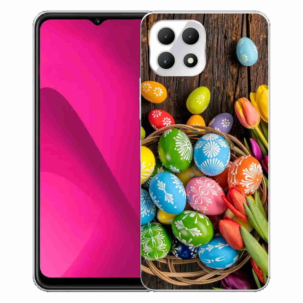 Gelový kryt mmCase na T-Mobile T Phone 2 - velikonoční vajíčka