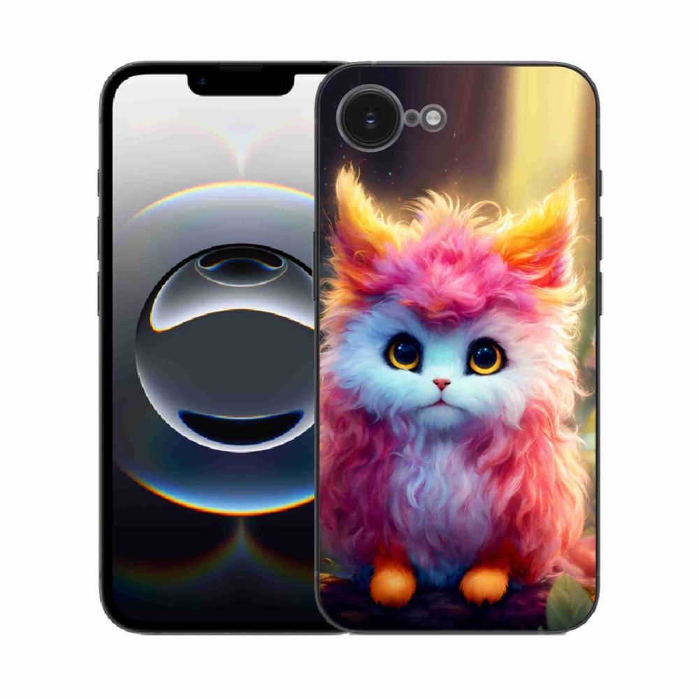 Gelový kryt mmCase na iPhone 16e - roztomilé kotě 5